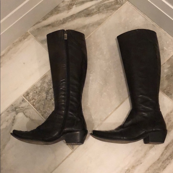 Jo Ghost Italian Leather Knee High Boots - Picture 5 of 8